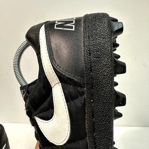 EXCELLENT OG Nike Land Shark Footbal Cleats 1988 Vintage RARE Black White Low 7 main image 4